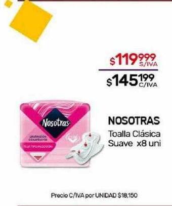 Nini Mayorista Nosotras toalla clásica suave oferta