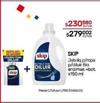 Nini Mayorista Skip jab liq p ropa p diluir bio enzimas+bot oferta