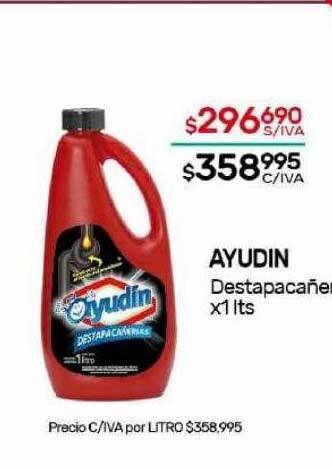 Nini Mayorista Ayudin destapacañeria oferta