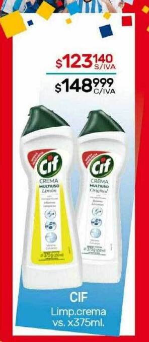 Nini Mayorista Cif limp crema oferta