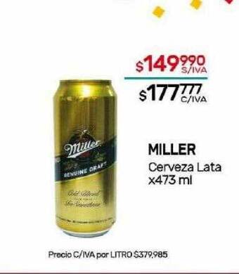 Nini Mayorista Miller cerveza oferta