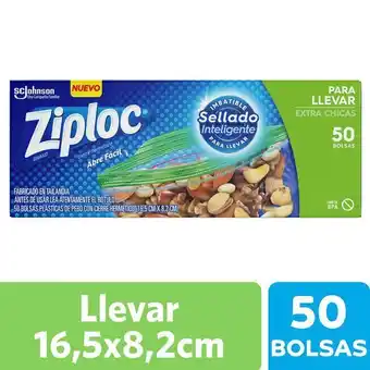 Coto Bolsas herméticas ziploc 16,5x8,2 cm 50 u. para llevar oferta