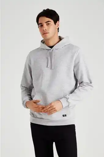 Macowens Buzo liso gris claro melange oferta