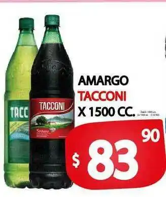 Supermercados Mariano Max Tacconi Amargo X 1500 Cc. oferta