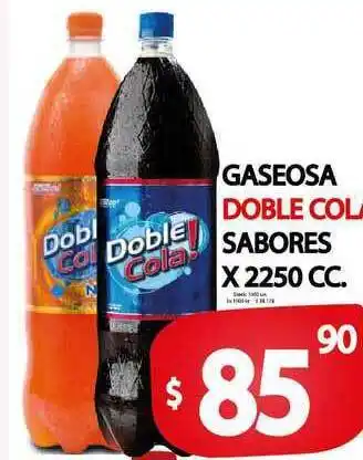 Supermercados Mariano Max Gaseosa Doble Cola Sabores X 2250 Cc oferta