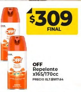 Supermayorista Vital Off Repelente x 165/170cc oferta