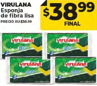 Supermayorista Vital Virulana Esponja De Fibra Lisa oferta