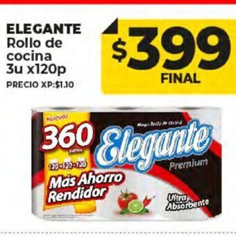 Supermayorista Vital Elegante Rollo de Cocina 3u x 120p oferta