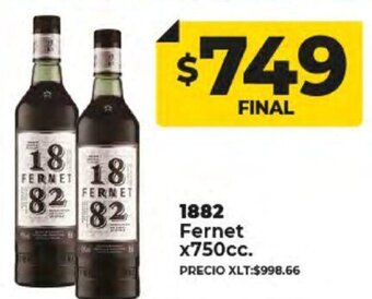 Supermayorista Vital 1882 Fernet x 750cc oferta