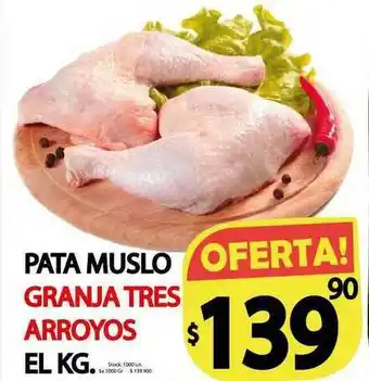 Supermercados Mariano Max Granja Tres Arroyos Pata Muslo oferta