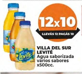 Supermayorista Vital Villa Del Sur Levité Agua Saborizada Varios Sabores x 500cc oferta