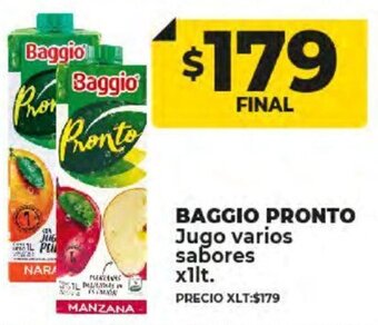 Supermayorista Vital Baggio Pronto Jugo Varios Sabores x 1lt oferta