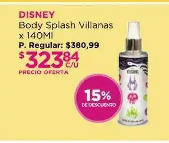 Punto de Salud Disney Body Splash Villanas x 140ml oferta