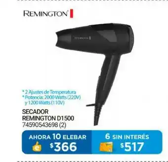 Secador Remington D1500