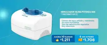 Elebar Nebulizador Silfab Potenza N68 oferta