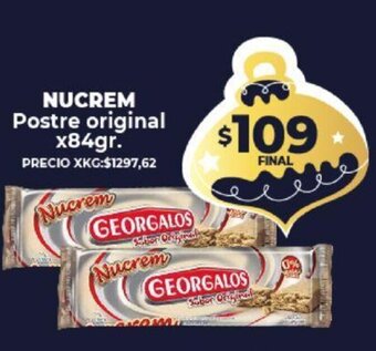 Supermayorista Vital Nucrem Postre Original x 84gr oferta