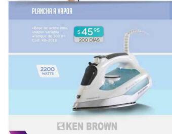 Plancha A Vapor Ken Brown