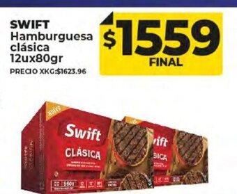 Supermayorista Vital Swift Hamburguesa Clásica 12u x 80gr oferta