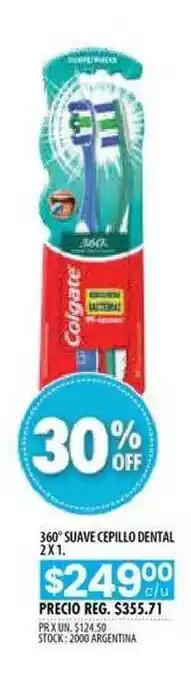 Pigmento 360° Suave Cepillo Dental 2x1 oferta