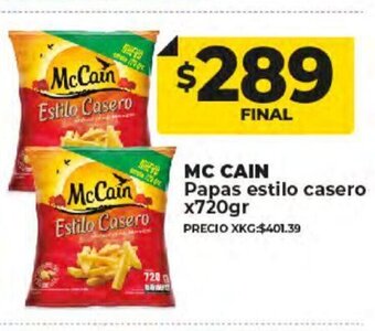 Supermayorista Vital Mc Cain Papas Estilo Casero x 720gr oferta