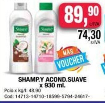 Maxiconsumo Suave Shamp Y Acond x 930ml oferta