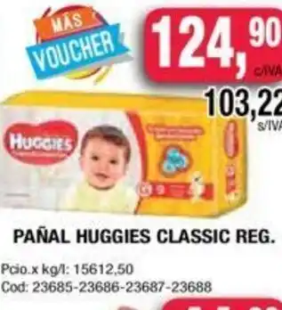 Maxiconsumo Huggies Pañal Classic Reg oferta