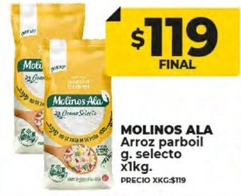 Supermayorista Vital Molinos Ala Arroz Parboil g. Selecto x 1kg oferta
