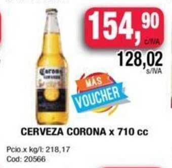 Maxiconsumo Cerveza Corona x 710cc oferta