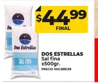 Supermayorista Vital Dos Estrellas Sal Fina x 500gr oferta