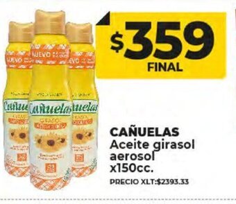 Supermayorista Vital Cañuelas Aceite Girasol Aerosol x 150cc oferta