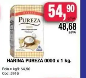 Maxiconsumo Puriza Harina 0000x 1kg oferta