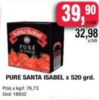 Maxiconsumo Pure Santa Isabel x 520grs oferta