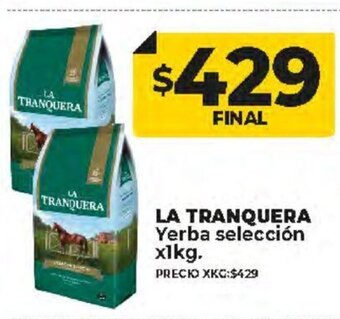 Supermayorista Vital La Tranquera Yerba Selección x 1kg oferta