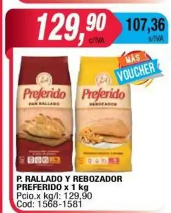 Maxiconsumo Preferido P.Rallado Y Rebozador x 1kg oferta