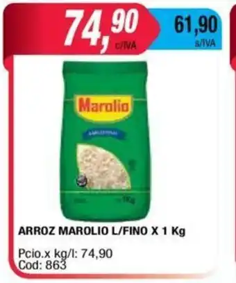 Maxiconsumo Marolio Arroz L/Fino x 1kg oferta
