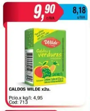 Maxiconsumo Wilde Caldos x 2u. oferta
