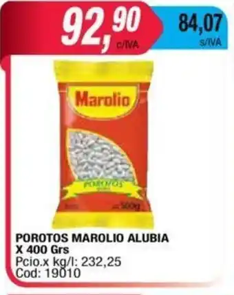Maxiconsumo Marolio Porotos Alubia x 400grs oferta