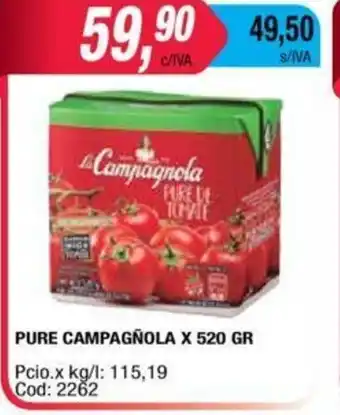 Maxiconsumo Pure Campagñola x 520grs oferta