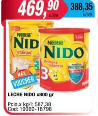 Maxiconsumo Nido Leche 800grs oferta