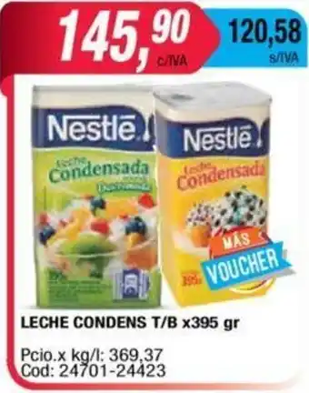 Maxiconsumo Leche Condens T/B x 395gr oferta