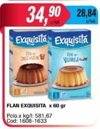 Maxiconsumo Exquisita Flan x 60g oferta