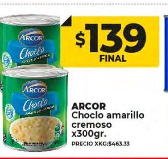 Supermayorista Vital Arcor Choclo Amarillo Cremoso x 300gr oferta