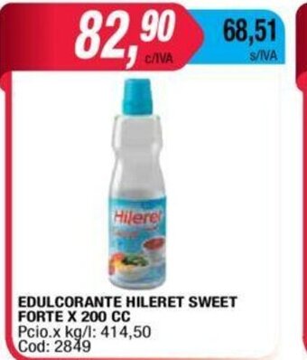 Maxiconsumo Hileret Edulcorante Sweet Forte x 200cc oferta
