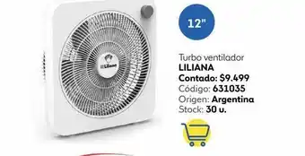 Coppel Turbo ventilador liliana oferta