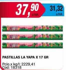 Maxiconsumo Pastillas la yapa oferta