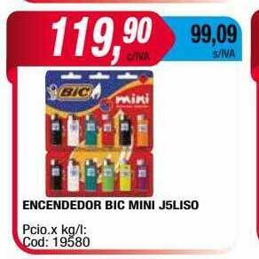 Maxiconsumo Encendedor bic mini j5liso oferta