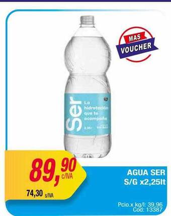Maxiconsumo Agua ser s g oferta