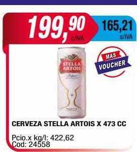 Maxiconsumo Cerveza stella artois oferta
