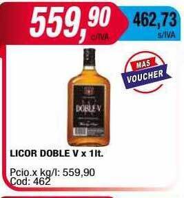 Maxiconsumo Licor doble v oferta