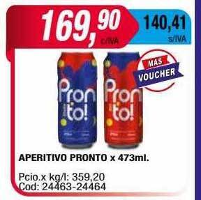 Maxiconsumo Aperitivo pronto oferta